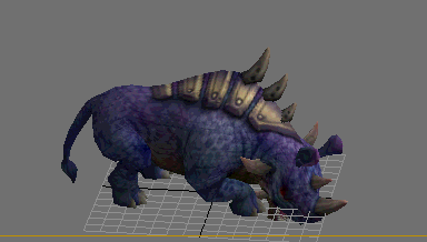 Gif animé rhinocéros armure
